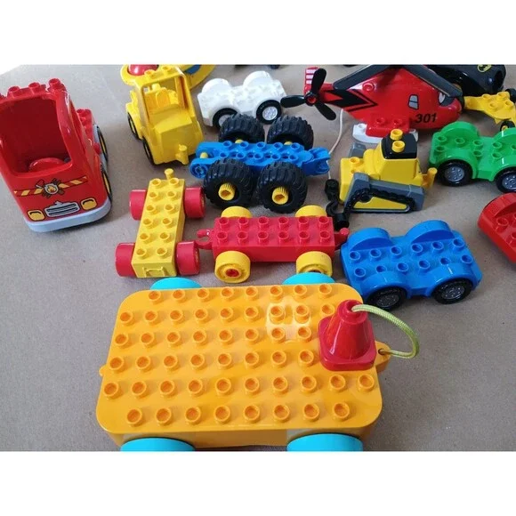 Lego Duplo Vehicle Lot Planes Cars Fire Pixar Bat Mobile - Picture 4 of 5